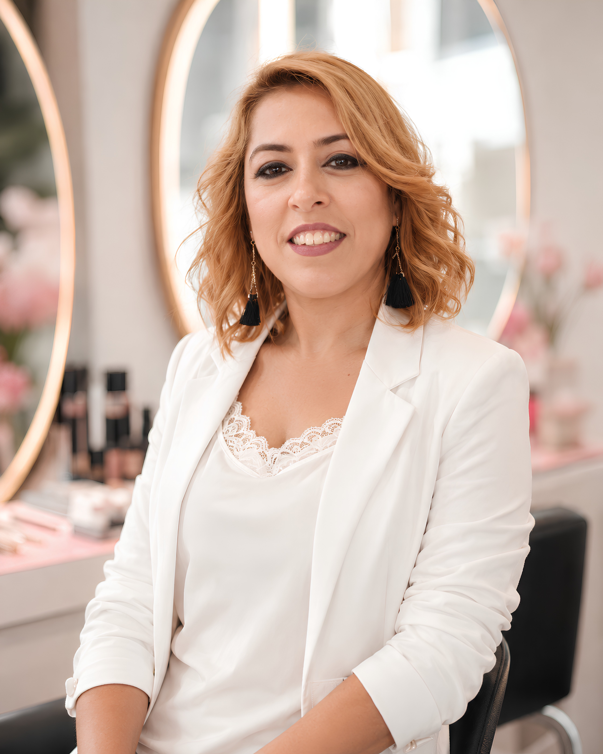 Sunita in her Yarrabilba salon